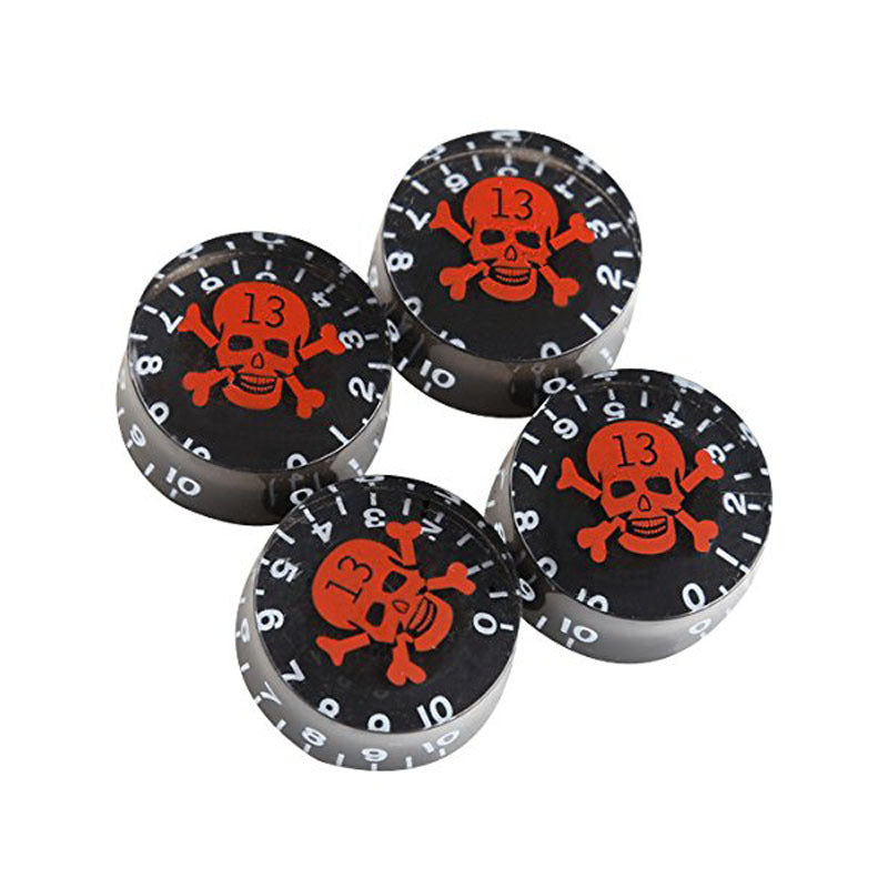 Red Skull Series Guitar Volume Knobs (6mm)