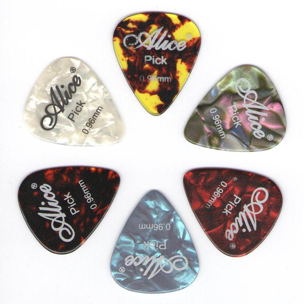 Celluloid Alice Picks, 351 Shape - 6 Pack