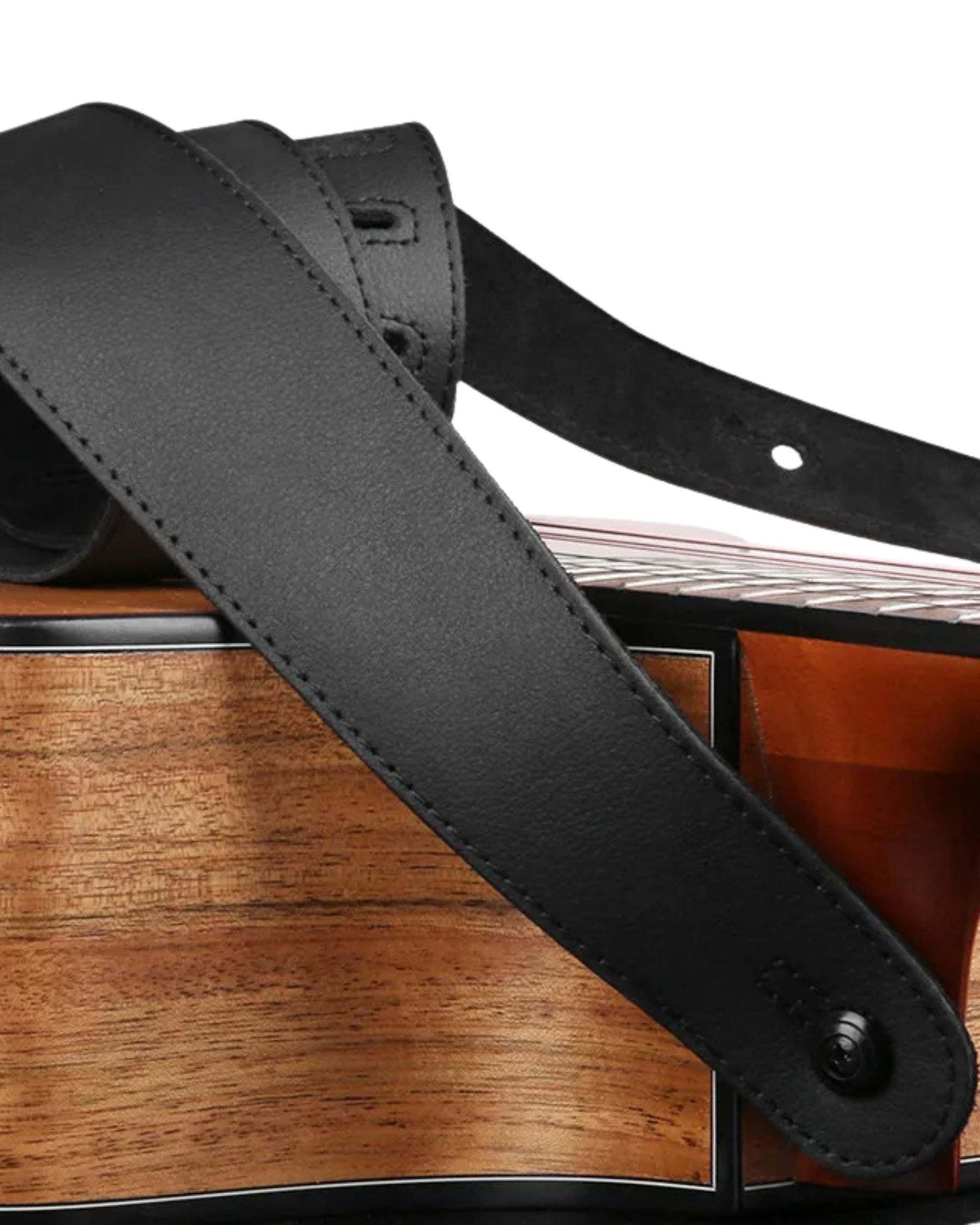 Classic Dark Leather - Guitar Strap