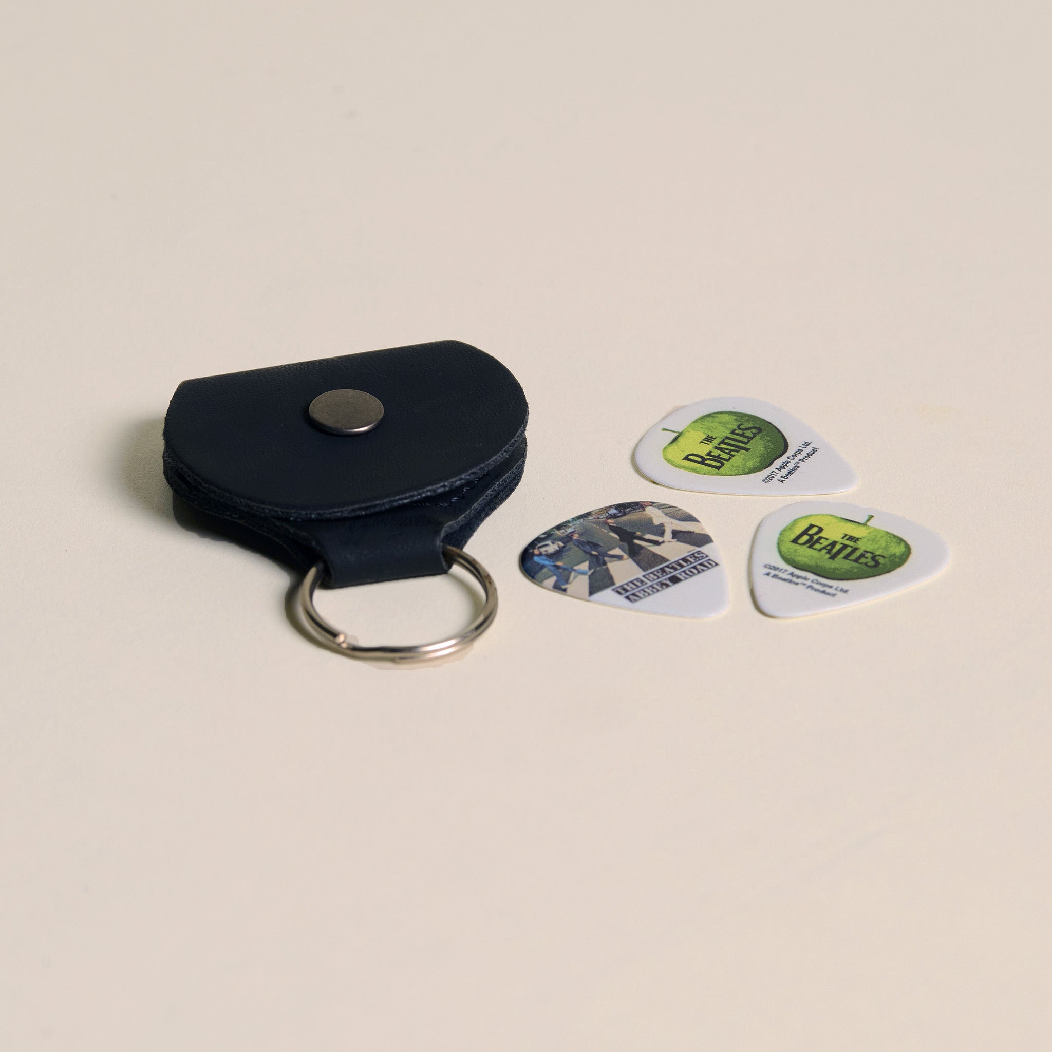 Keychain Pick Holder – Black Leather Edition