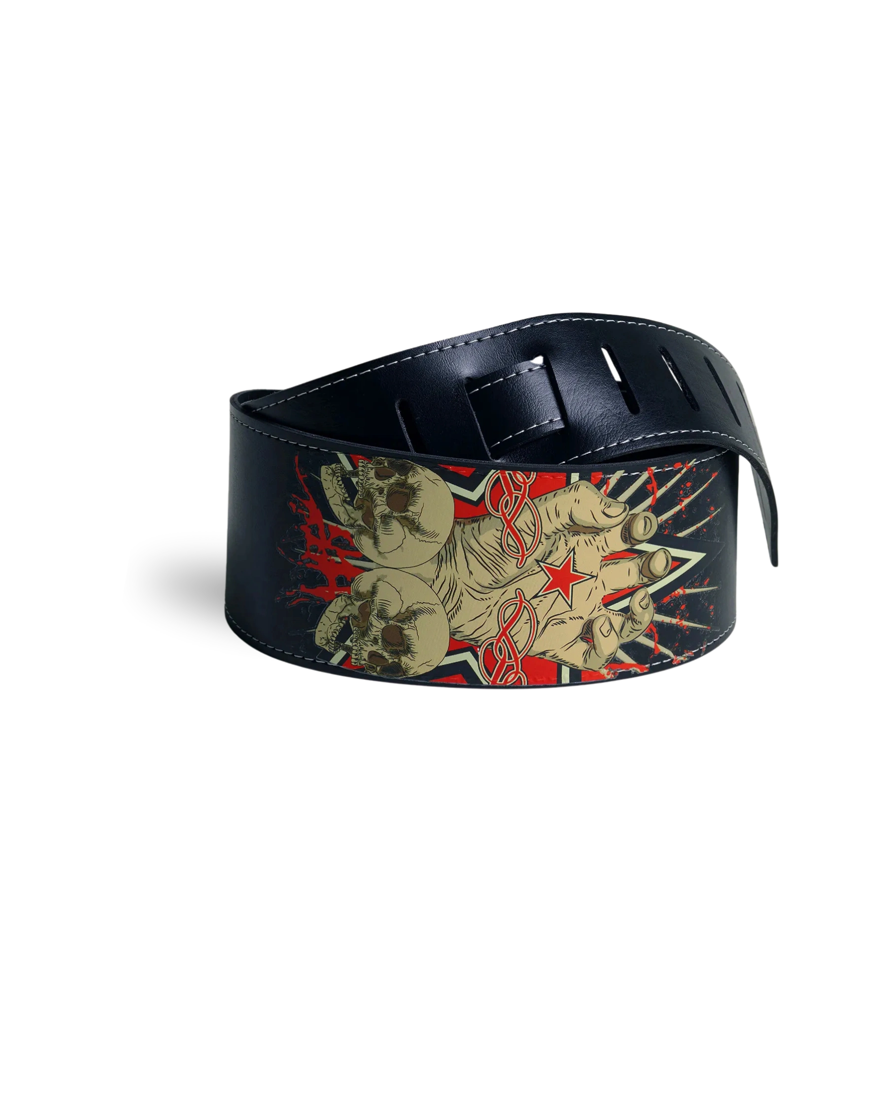 Red Handed - Guitar Strap