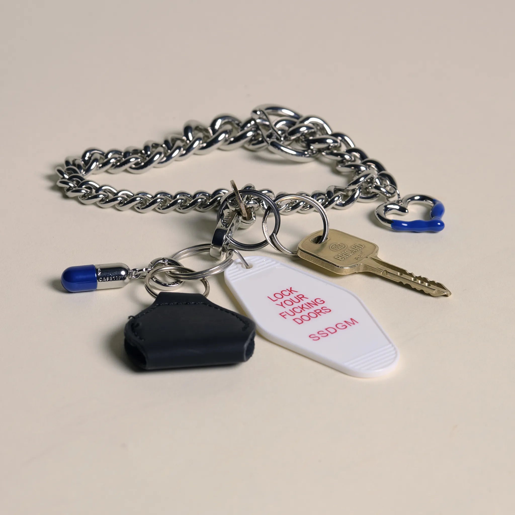 Keychain "Lock Your Doors"