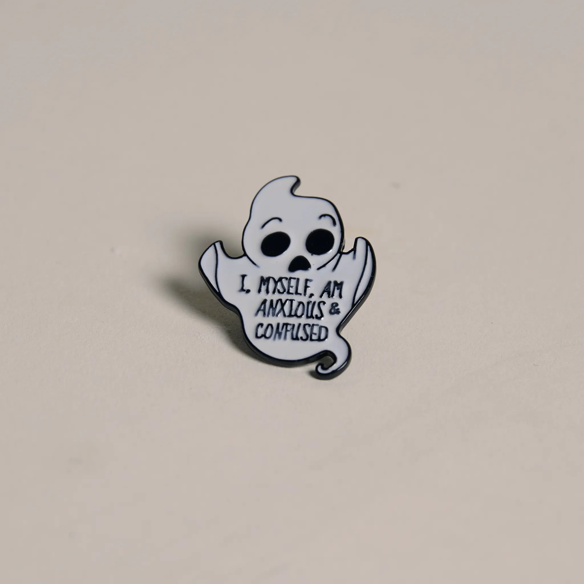 Anxious Ghost Pins for the Trashy Boy
