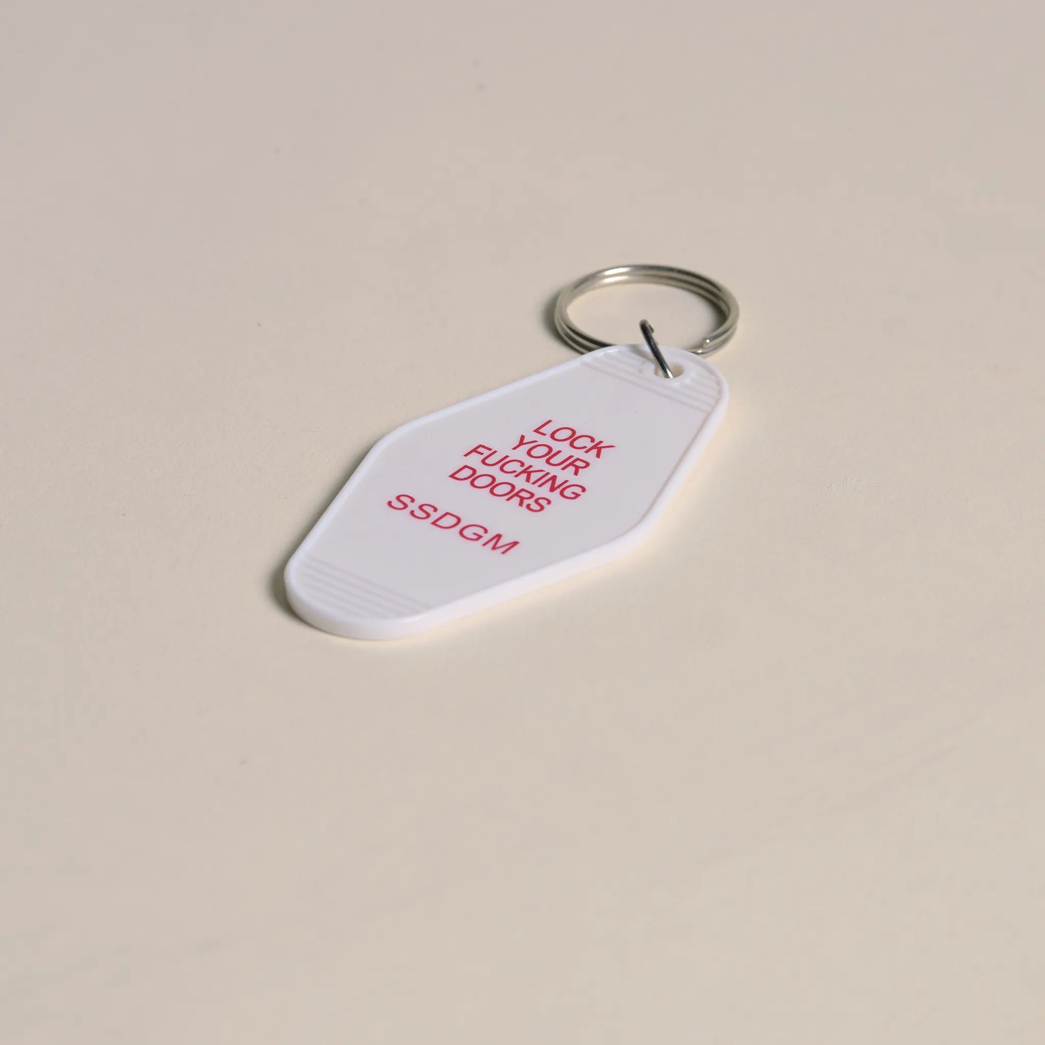 Keychain "Lock Your Doors"