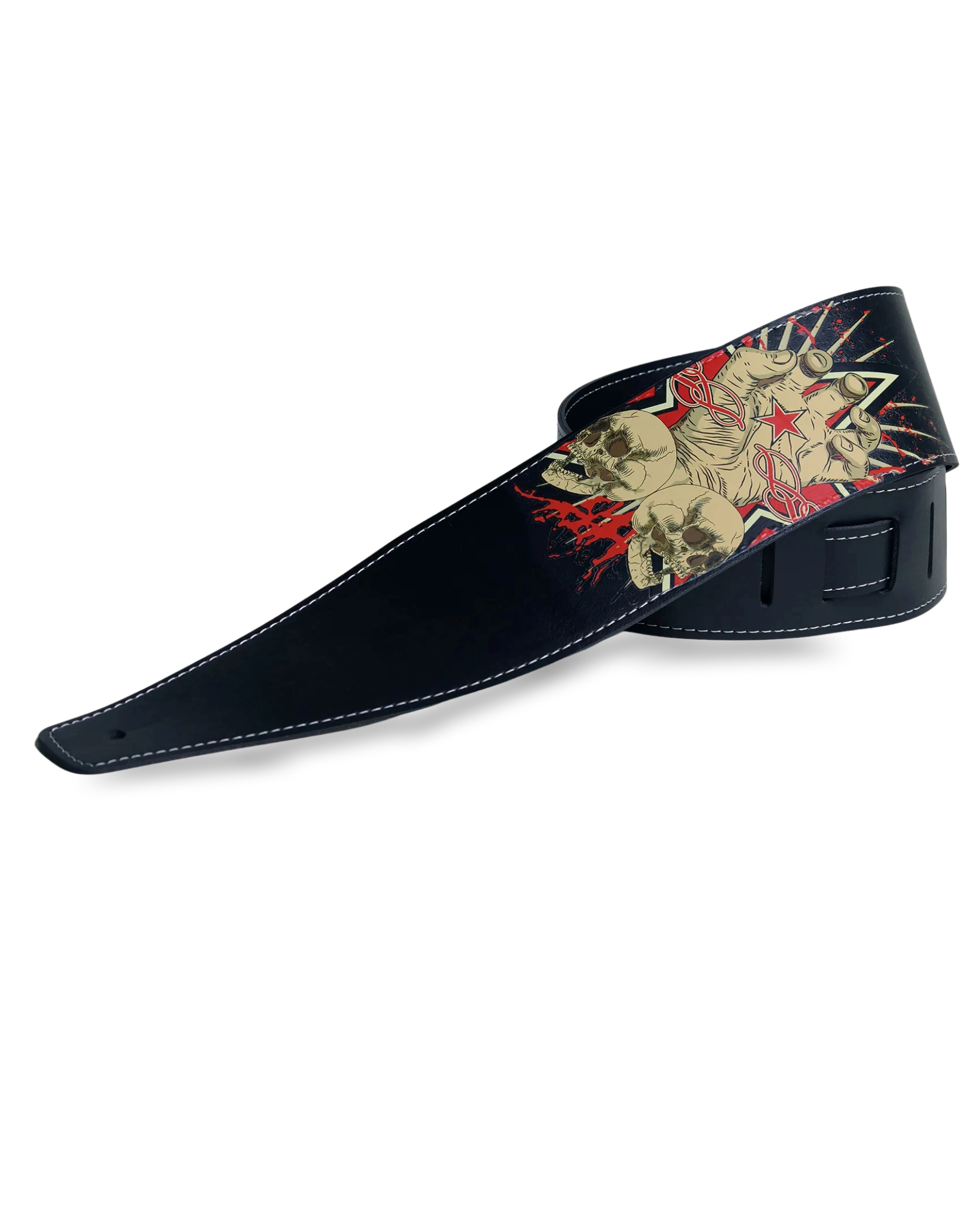 Red Handed - Guitar Strap